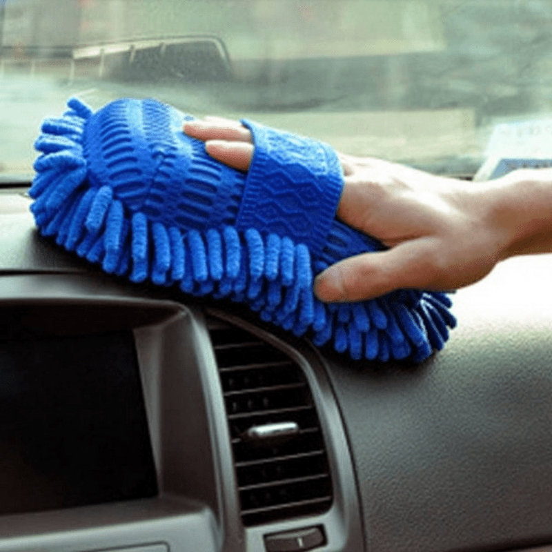 Car Hand Soft Towel Microfiber Chenille Washing Gloves Coral Fleece Gloves