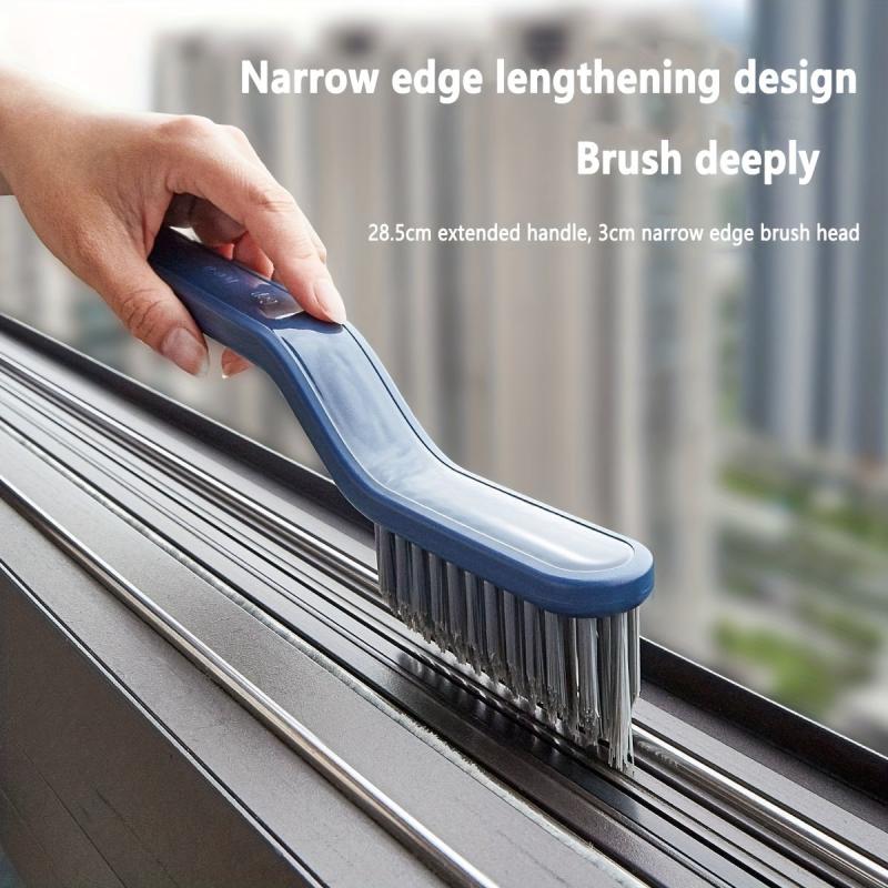 Multifunctional Handheld Scrub Brush Window Door Groove Toilet Bathroom