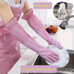 Winter Long Thermal Gloves Plus Velvet Waterproof