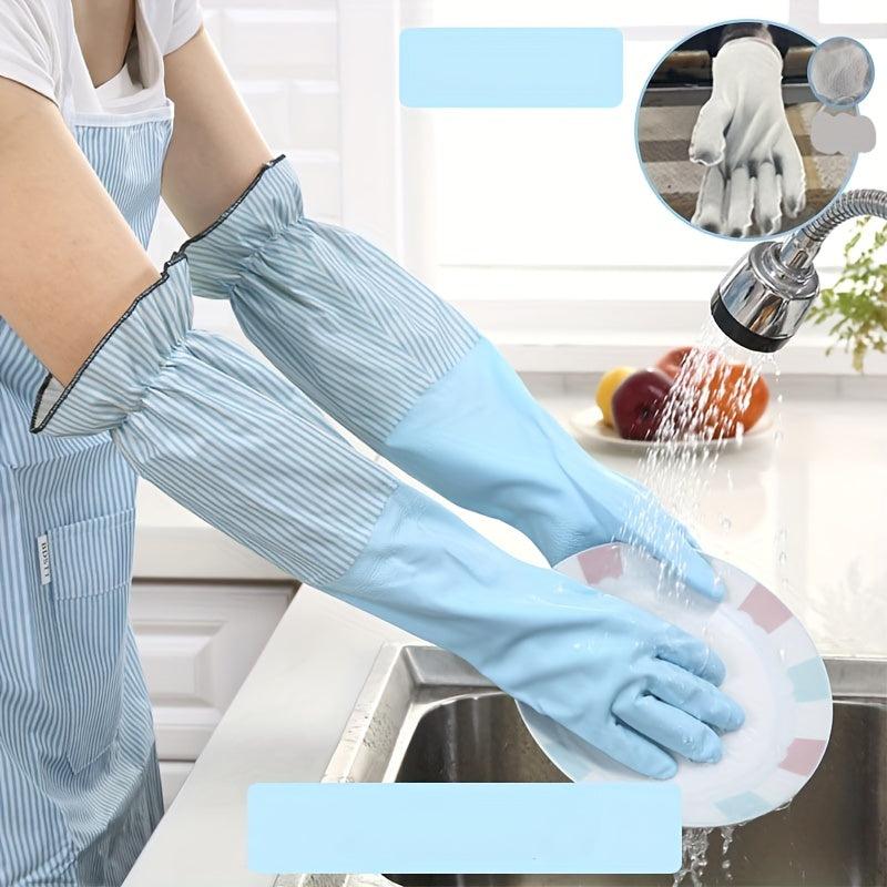 Winter Long Thermal Gloves Plus Velvet Waterproof