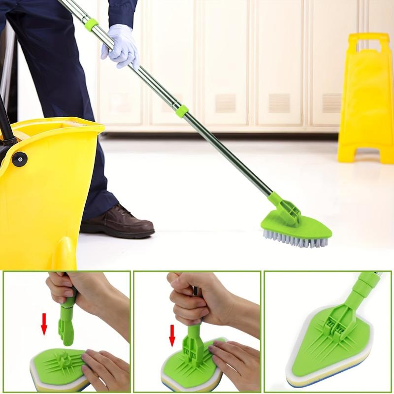 Long Handle 2 In 1 Bathtub Cleaning Brush