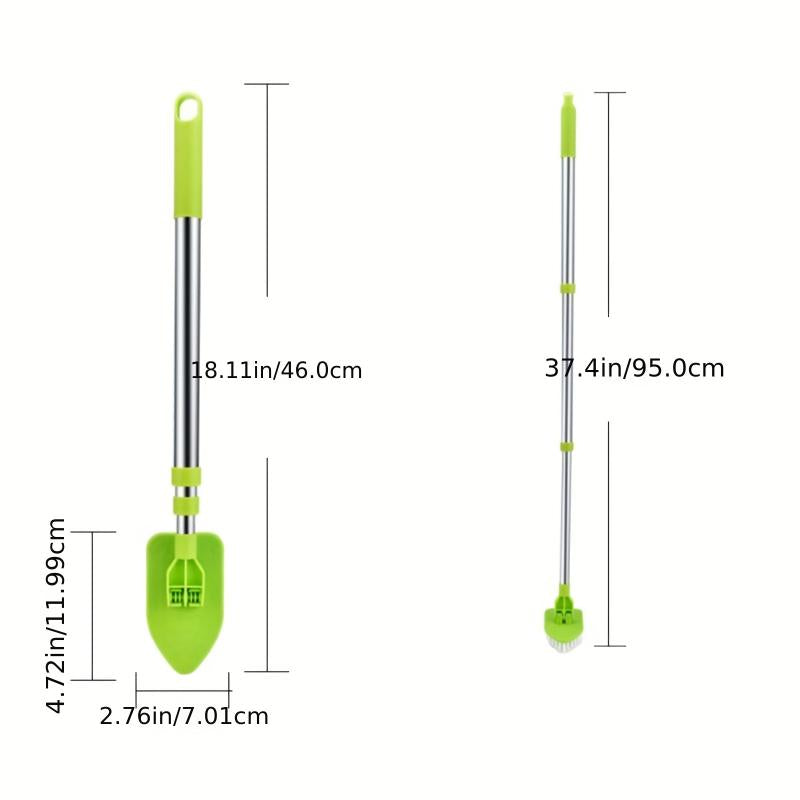 Long Handle 2 In 1 Bathtub Cleaning Brush