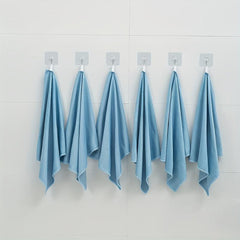 12pcs Microfiber Glass Cleaning Cloth Lint-Free for Window Glasses