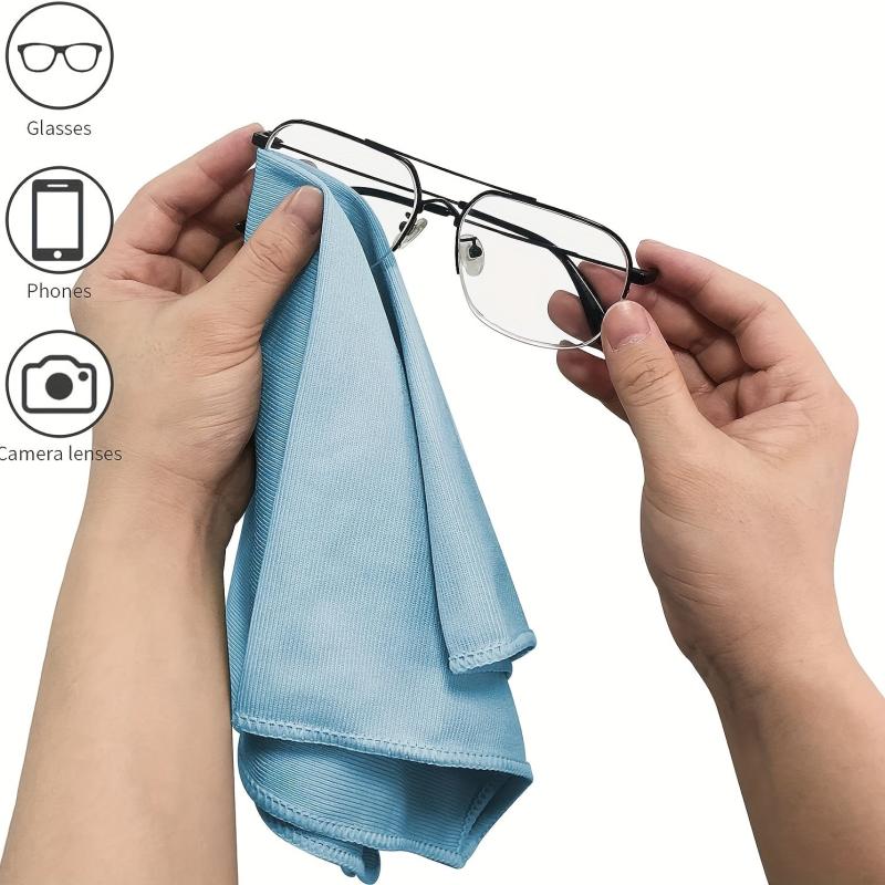 12pcs Microfiber Glass Cleaning Cloth Lint-Free for Window Glasses