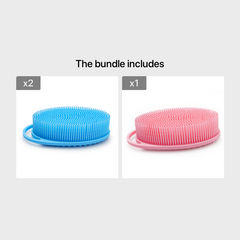 Exfoliating Silicone Bath Brush for Smooth Skin