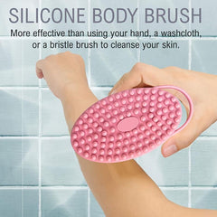 Exfoliating Silicone Bath Brush for Smooth Skin