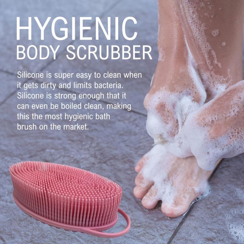 Exfoliating Silicone Bath Brush for Smooth Skin