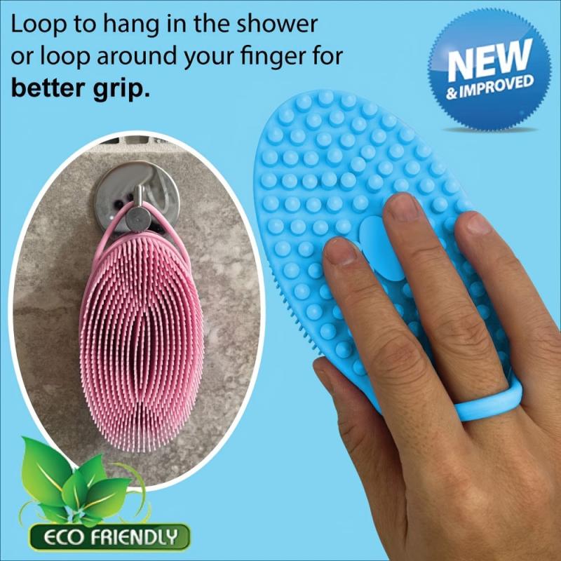 Exfoliating Silicone Bath Brush for Smooth Skin