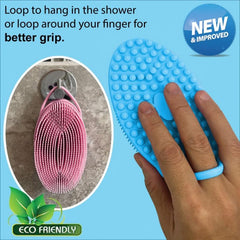 Exfoliating Silicone Bath Brush for Smooth Skin