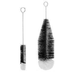 3pcs Bottle Brush With Beechwood Handle Glass Bottle Cleaning Brush Jars