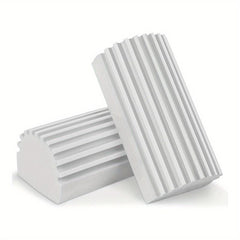 6pcs Non Scratch Cleaning Sponges Grey Damp Clean Duster Sponge