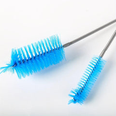 3pcs Set Drain Cleaning Brush Aquarium Filter Brush Stainless Steel Tube