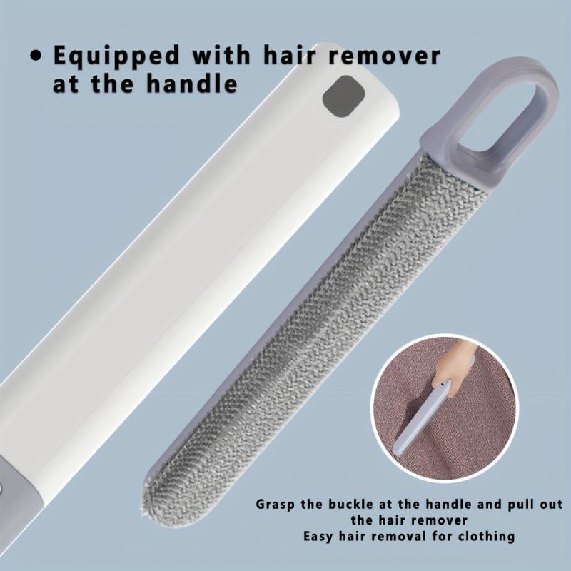 2pcs 3 In 1 Glass Tile Cleaning Brush With Handle Multifunctional Car Window Cle