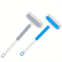 2pcs 3 In 1 Glass Tile Cleaning Brush With Handle Multifunctional Car Window Cle