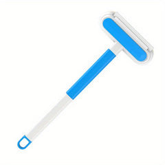 2pcs 3 In 1 Glass Tile Cleaning Brush With Handle Multifunctional Car Window Cle