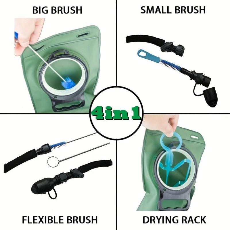 4pcs Hydration Bladder Cleaning Kit 4 In 1 Water Bladder Cleaner Set