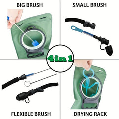 4pcs Hydration Bladder Cleaning Kit 4 In 1 Water Bladder Cleaner Set