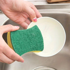 5pcs Double Sided Scouring Pad for Household Cleaning