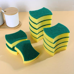 5pcs Double Sided Scouring Pad for Household Cleaning