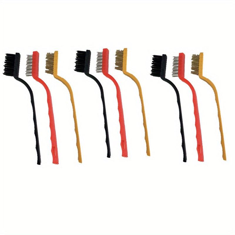 Gas Stove Cleaning Brush Range Hood Tool Steel Copper Nylon Small Brush