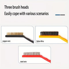 Gas Stove Cleaning Brush Range Hood Tool Steel Copper Nylon Small Brush