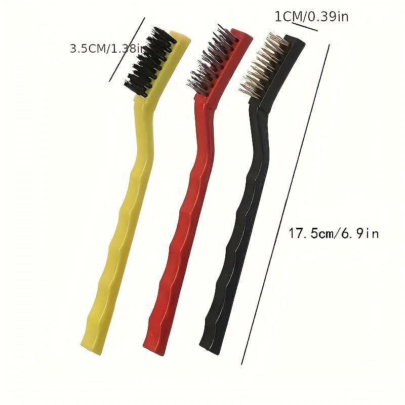 Gas Stove Cleaning Brush Range Hood Tool Steel Copper Nylon Small Brush
