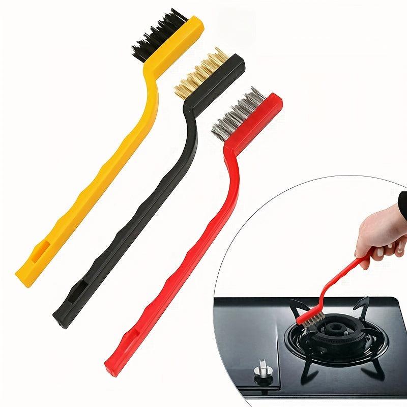 Gas Stove Cleaning Brush Range Hood Tool Steel Copper Nylon Small Brush