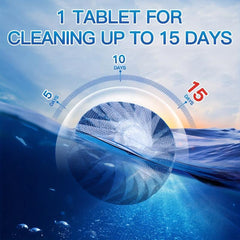 10pcs Toilet Bubble Automatic Cleaner Deodorant Block