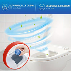 10pcs Toilet Bubble Automatic Cleaner Deodorant Block