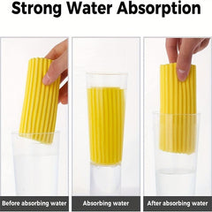 Damp Clean Duster Sponge Cleaning Brush for Blinds Glass Mirrors Vents Railings