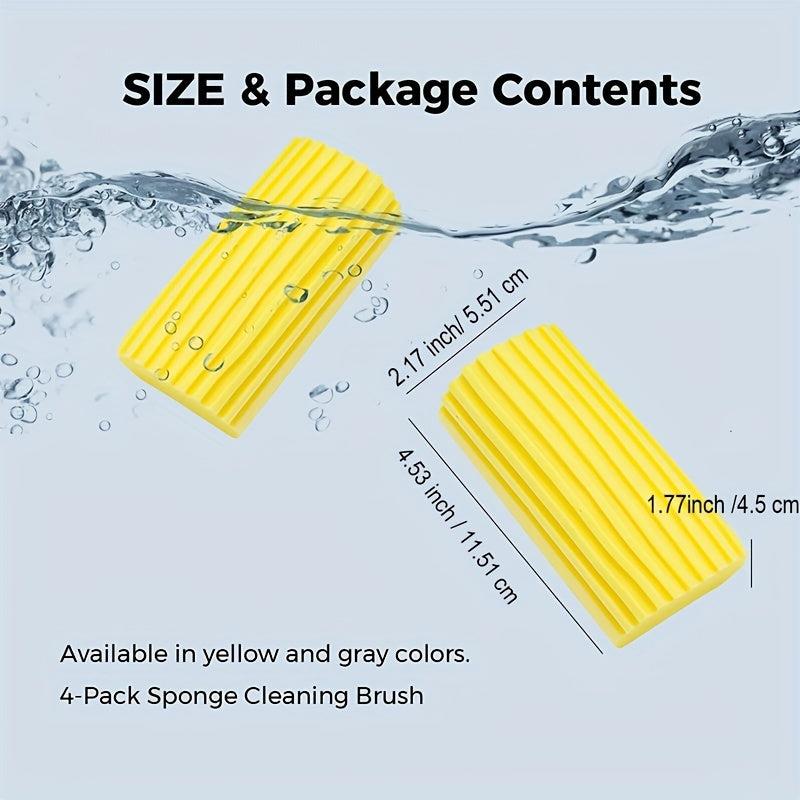 Damp Clean Duster Sponge Cleaning Brush for Blinds Glass Mirrors Vents Railings