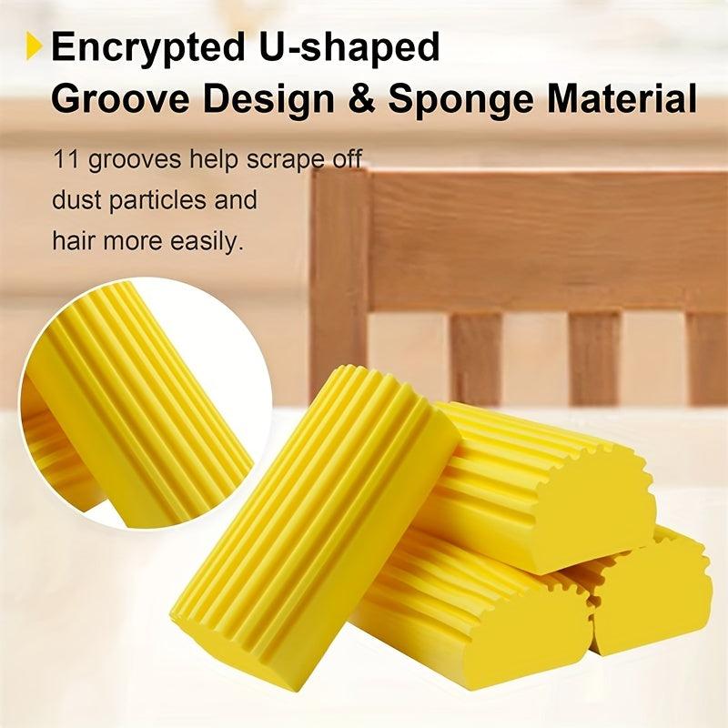 Damp Clean Duster Sponge Cleaning Brush for Blinds Glass Mirrors Vents Railings