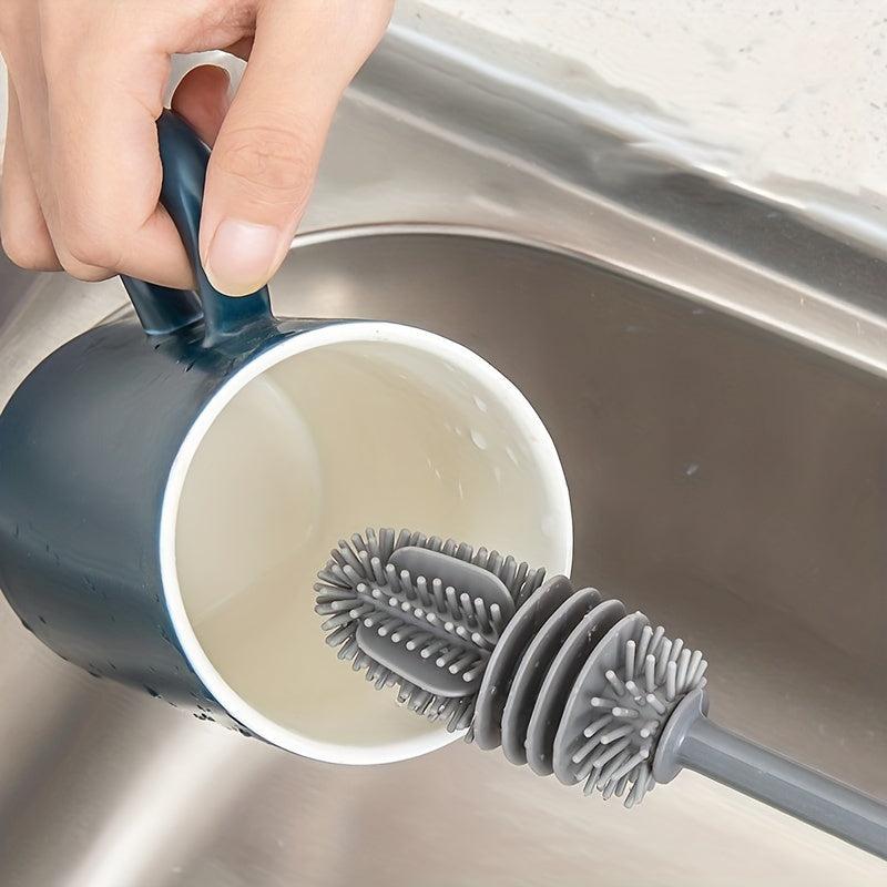 Silicone Bottle Cleaning Brush Long Handle Cup Brush