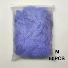 100 Pcs Nitrile Gloves Powder Latex Ambidextrous Cleaning Pet Care