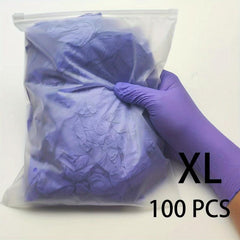 100 Pcs Nitrile Gloves Powder Latex Ambidextrous Cleaning Pet Care