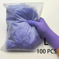 100 Pcs Nitrile Gloves Powder Latex Ambidextrous Cleaning Pet Care