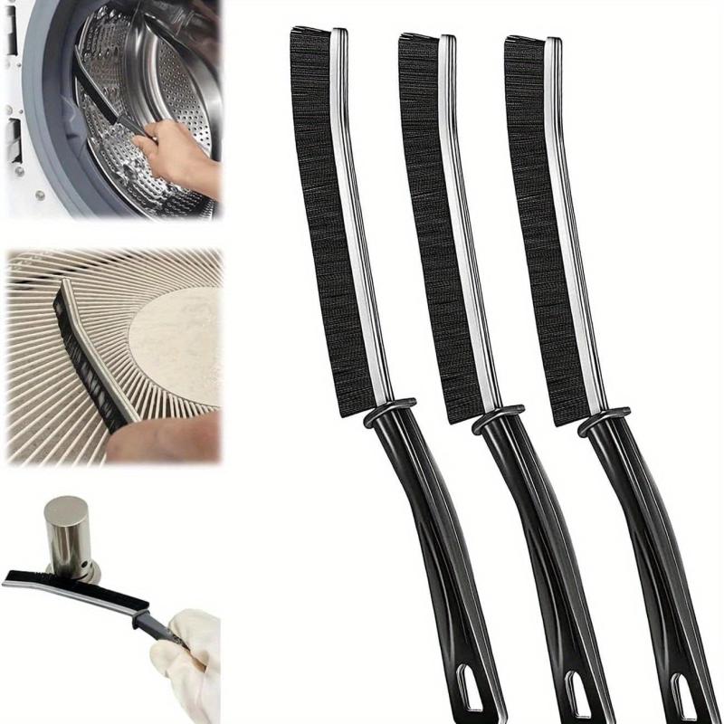 3pcs Narrow Cleaning Brush Multifunctional Crevice Brush With Handle