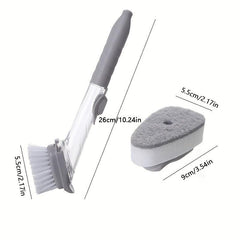 Multifunctional Hydraulic Washing Pot Brush for Dishes and Household Cleaning