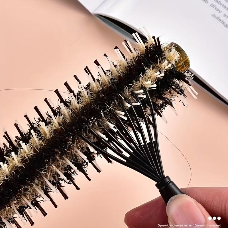 Mini Hair Brush Curly Hair Comb Cleaning Claws Airbag Comb Hair Removal Claws