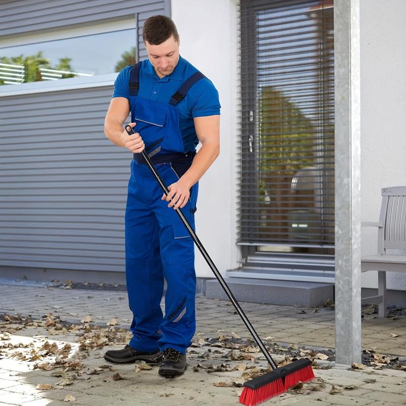 Adjustable Long Handle Push Broom for Household Cleaning