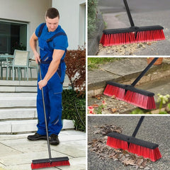 Adjustable Long Handle Push Broom for Household Cleaning