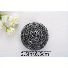 6pcs Stainless Steel Bottle Brush & Wire Ball Scrubbers for Pot Pan Dish Washing