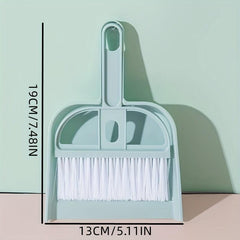 Mini Cleaning Brush and Dustpan Set for Desktop Cleaning