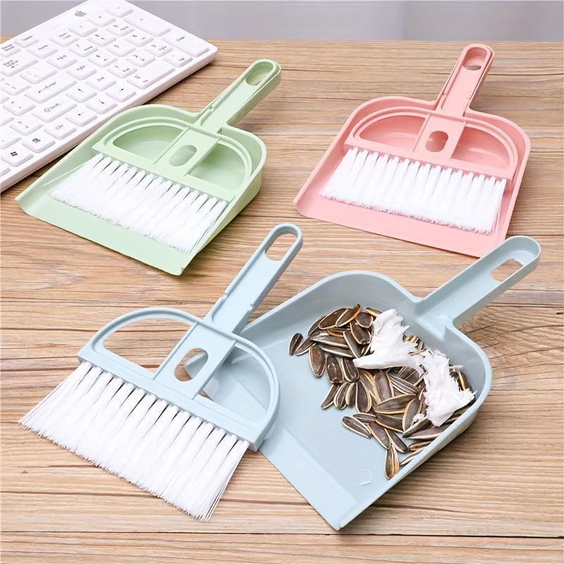 Mini Cleaning Brush and Dustpan Set for Desktop Cleaning