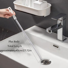 Pipe Dredging Brush Hair Sewer Sink Cleaning Drain Cleaner Tool