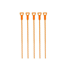 8pcs Drain Clog Remover Tool Plastic Hook Pipe Dredger Household
