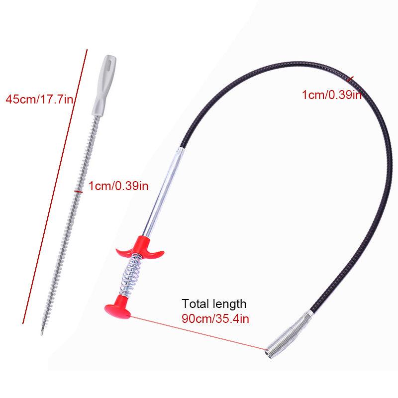Flexible Plastic Drain Clog Remover Tool 91 44 Cm Length