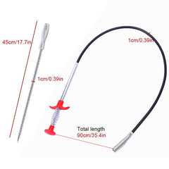 Flexible Plastic Drain Clog Remover Tool 91 44 Cm Length