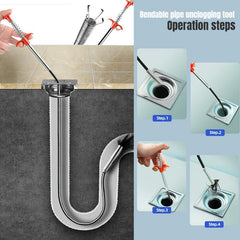 Flexible Plastic Drain Clog Remover Tool 91 44 Cm Length