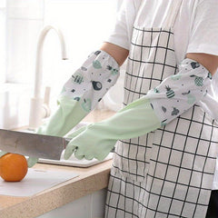 1pc PVC Housework Gloves Thin Bundle Mouth Housework Gloves